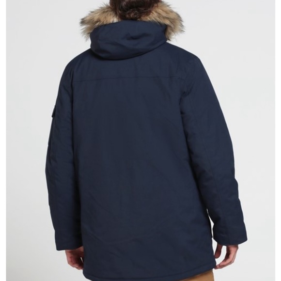 Men’s Waterproof Parka Jacket, size: M, Color: Navy, brand: Mountain Warehouse. - Picture 4 of 7